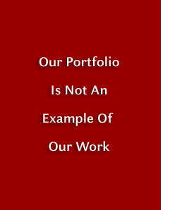 Our portfolio is not an example of our work